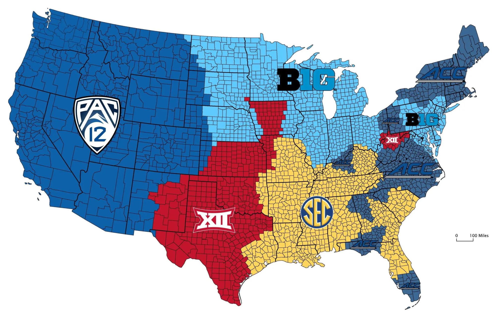 Photo: power 5 conferences basketball