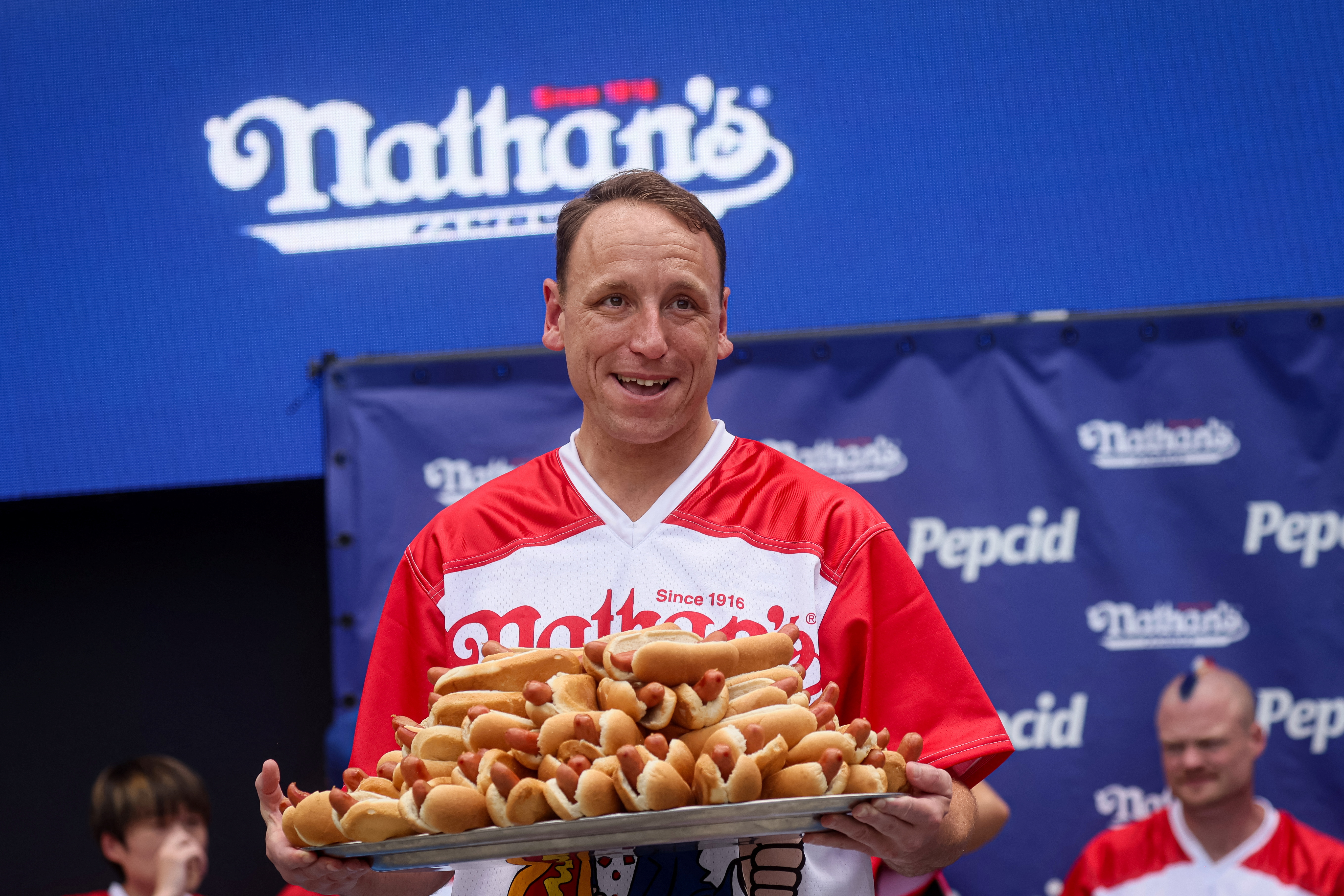 Photo: 2024 hot dog eating contest