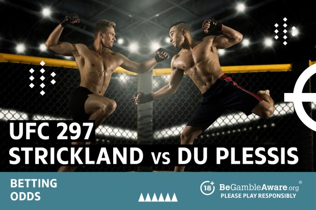 Photo: strickland vs du plessis odds live