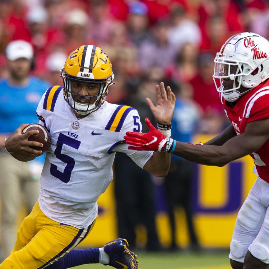 Photo: lsu vs ole miss line