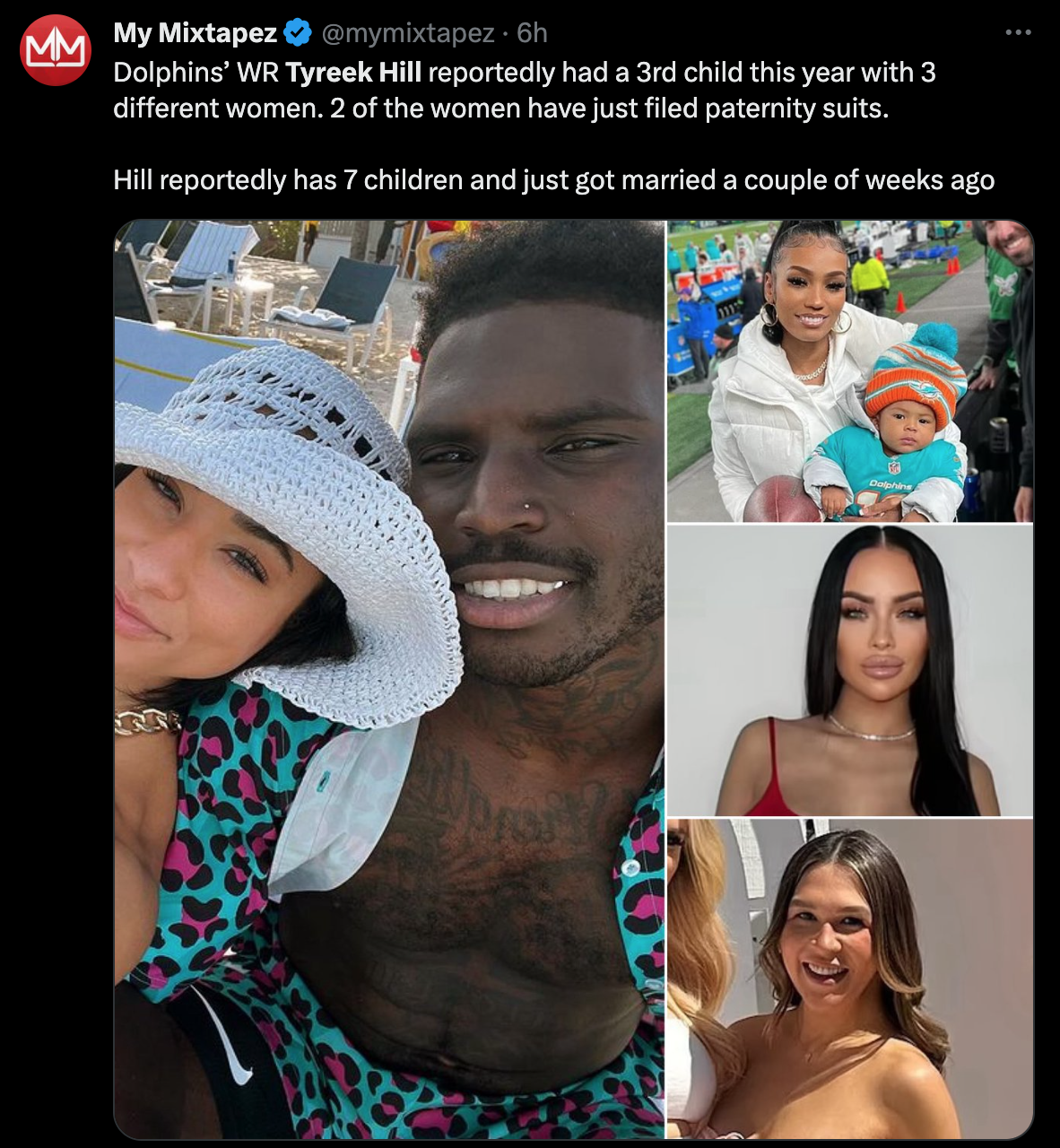 Photo: tyreek hill wife pregnant