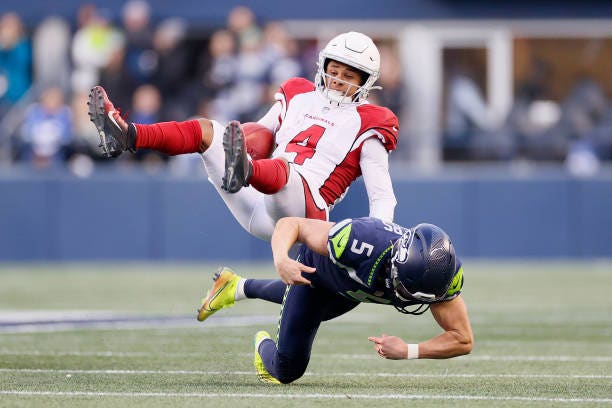 Photo: cardinals seahawks line