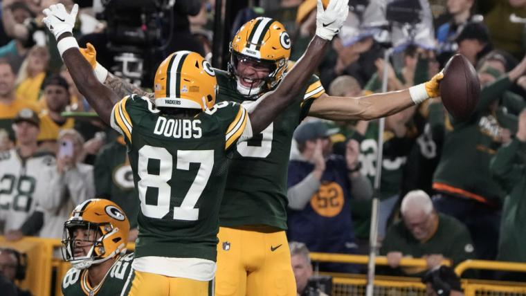 Photo: green bay touchdown scorers