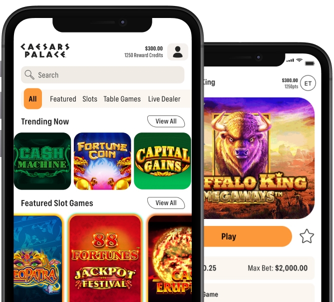 Photo: caesars online casino pa app