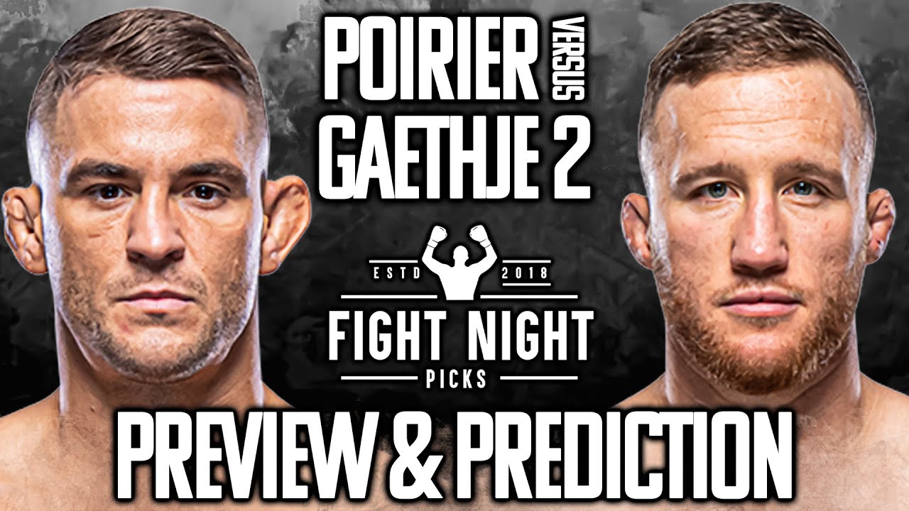 Photo: poirier vs gaethje prediction