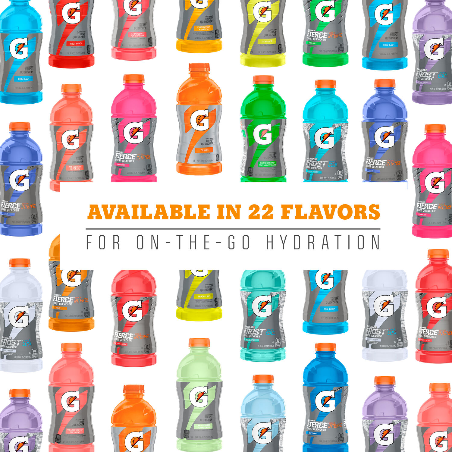 Photo: all gatorade colors