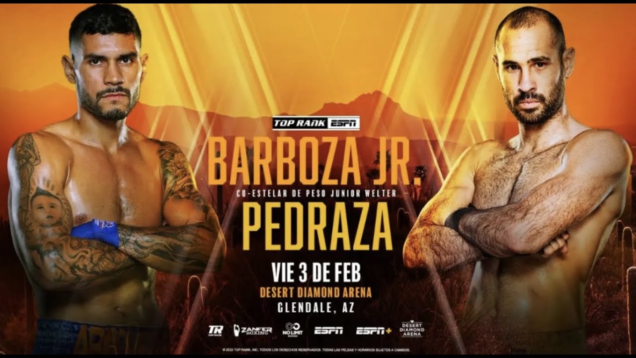 Photo: arnold barboza jr vs jose pedraza