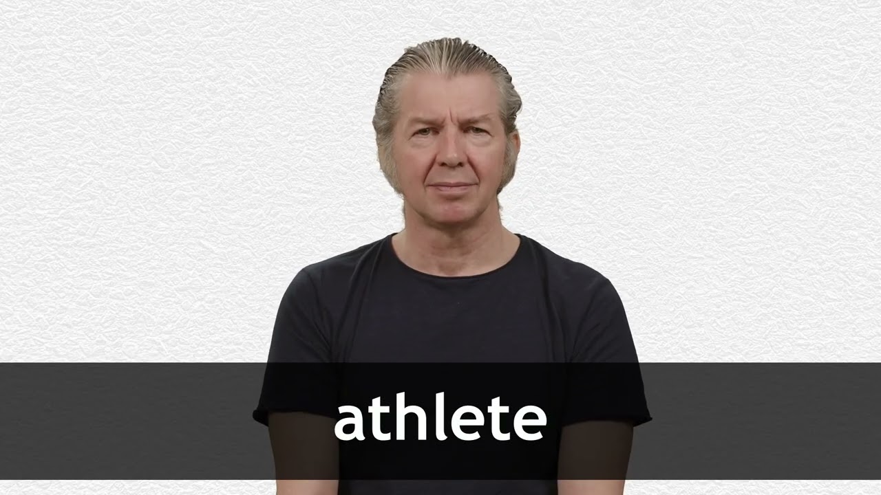 Photo: athlete pronunciation