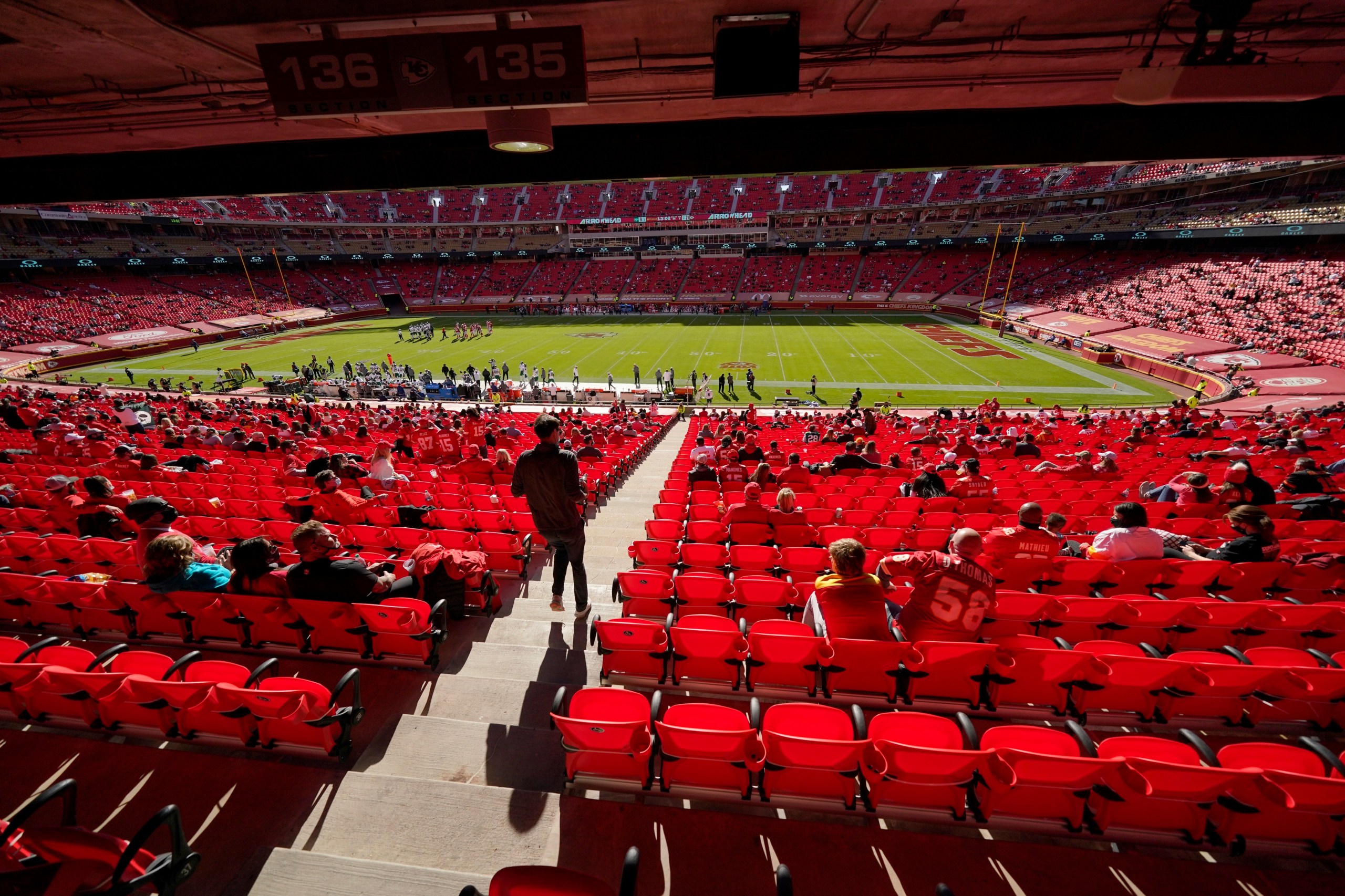 Photo: attendance at chiefs game today