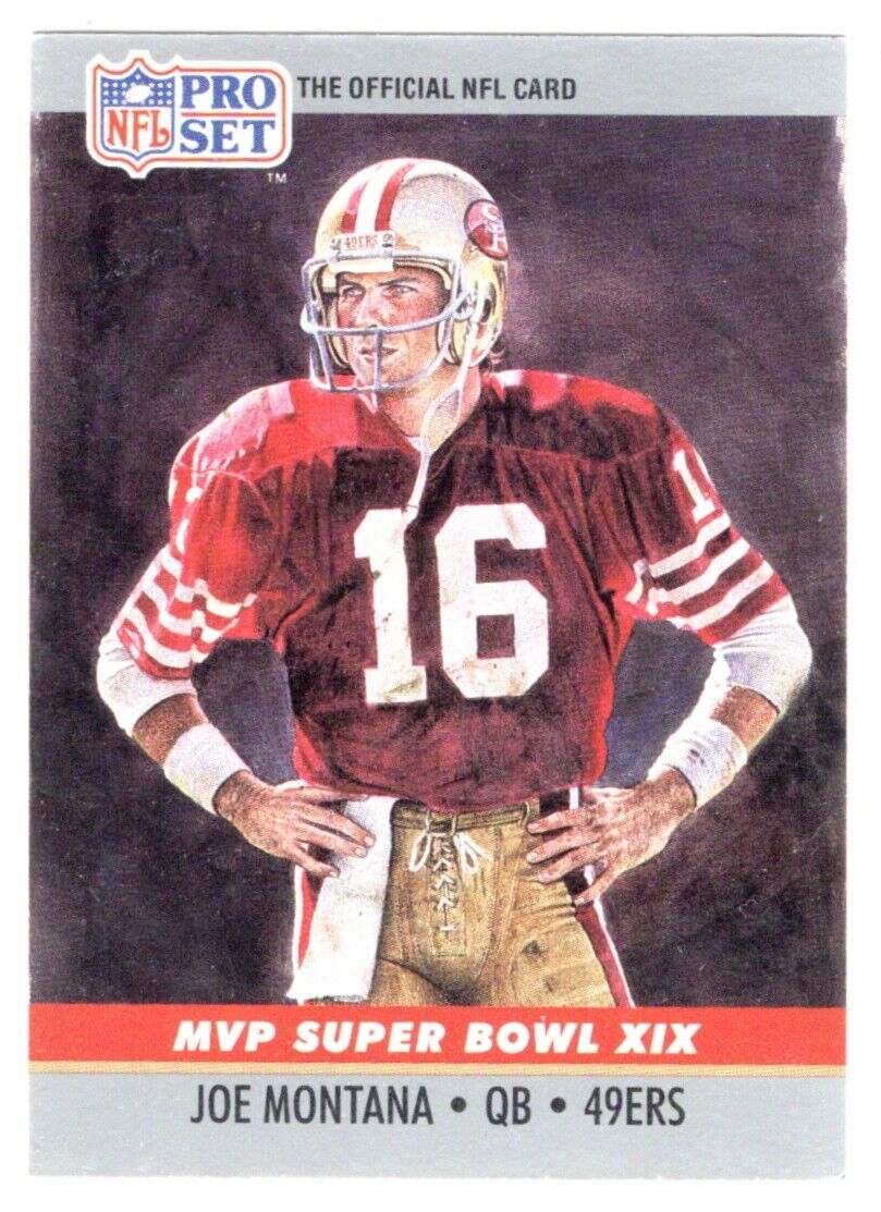 Photo: joe montana mvp super bowl card value