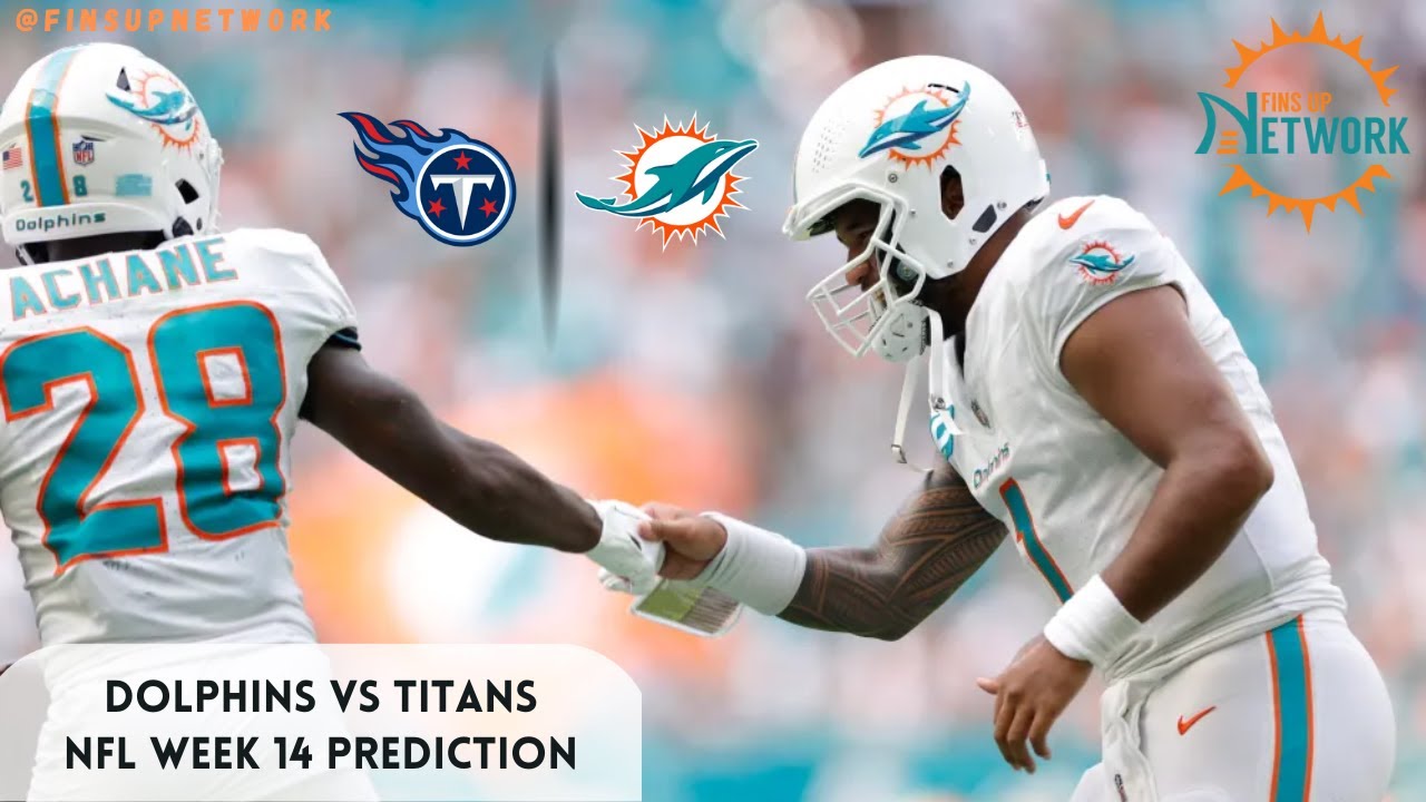Photo: dolphins vs titans score prediction