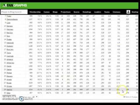 Photo: baseball handicapping