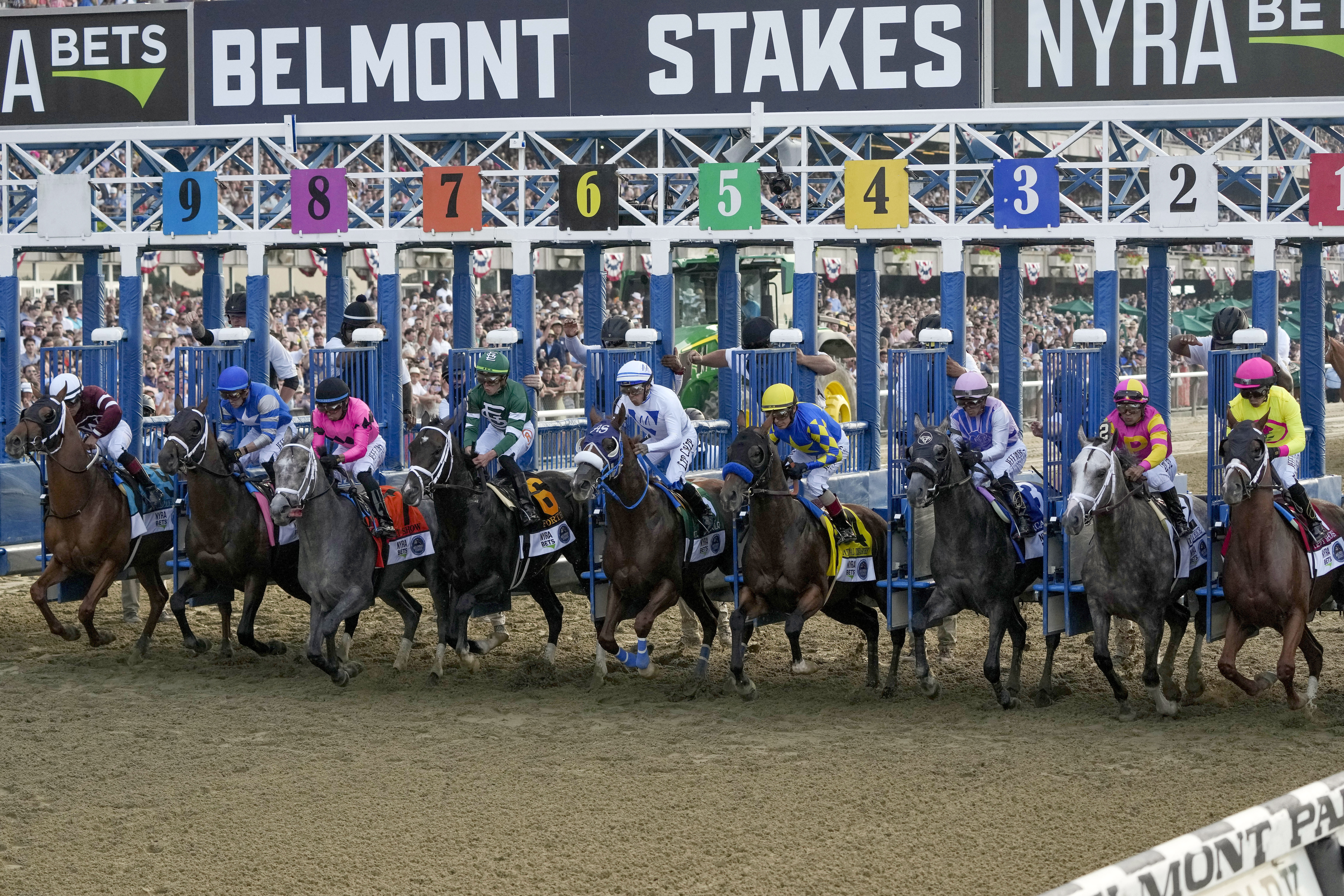 Photo: belmont race 2024