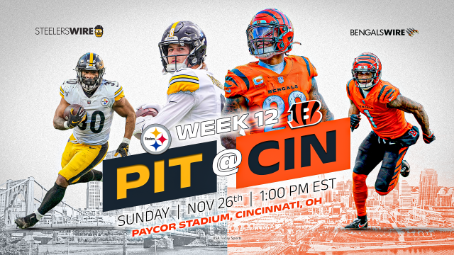 Photo: bengals vs steelers point spread