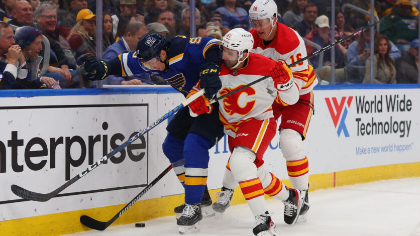 Photo: blues vs flames prediction