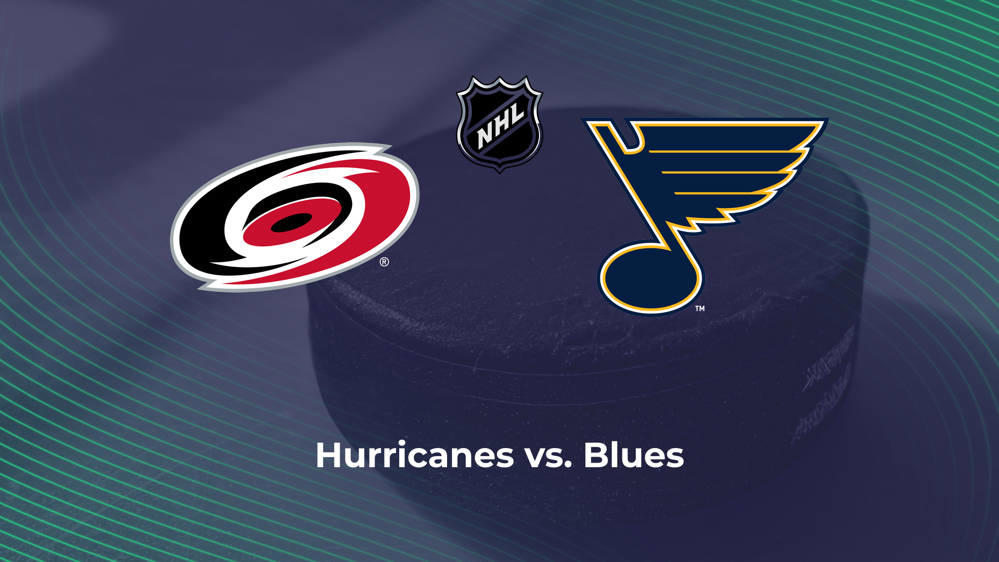 Photo: blues vs hurricanes prediction