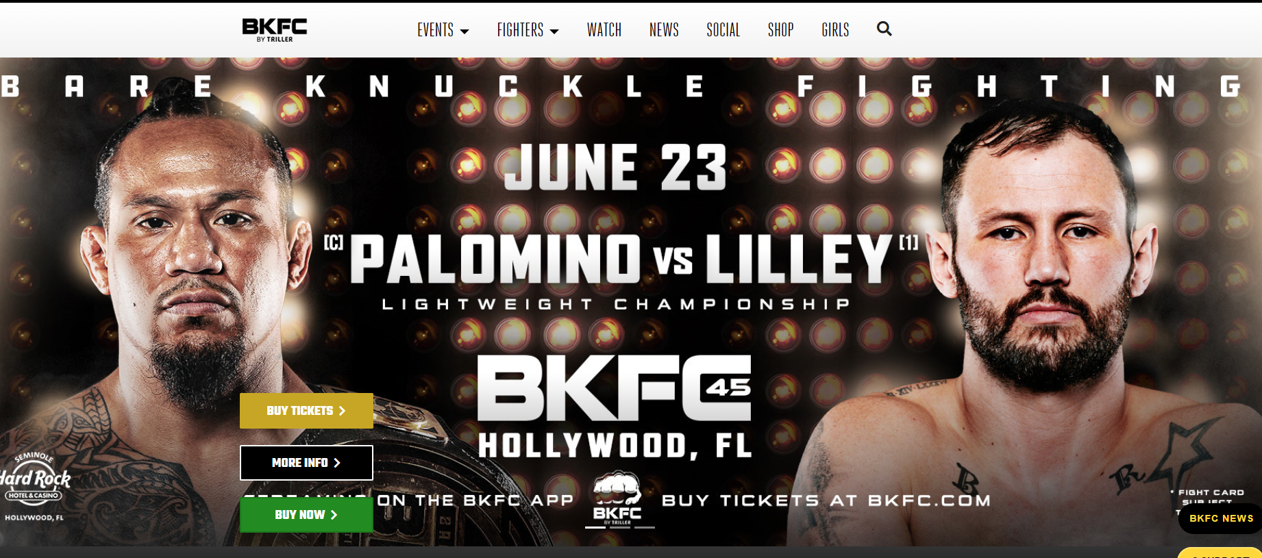 Photo: where to bet bkfc