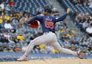 Photo: brayan bello strikeouts last game