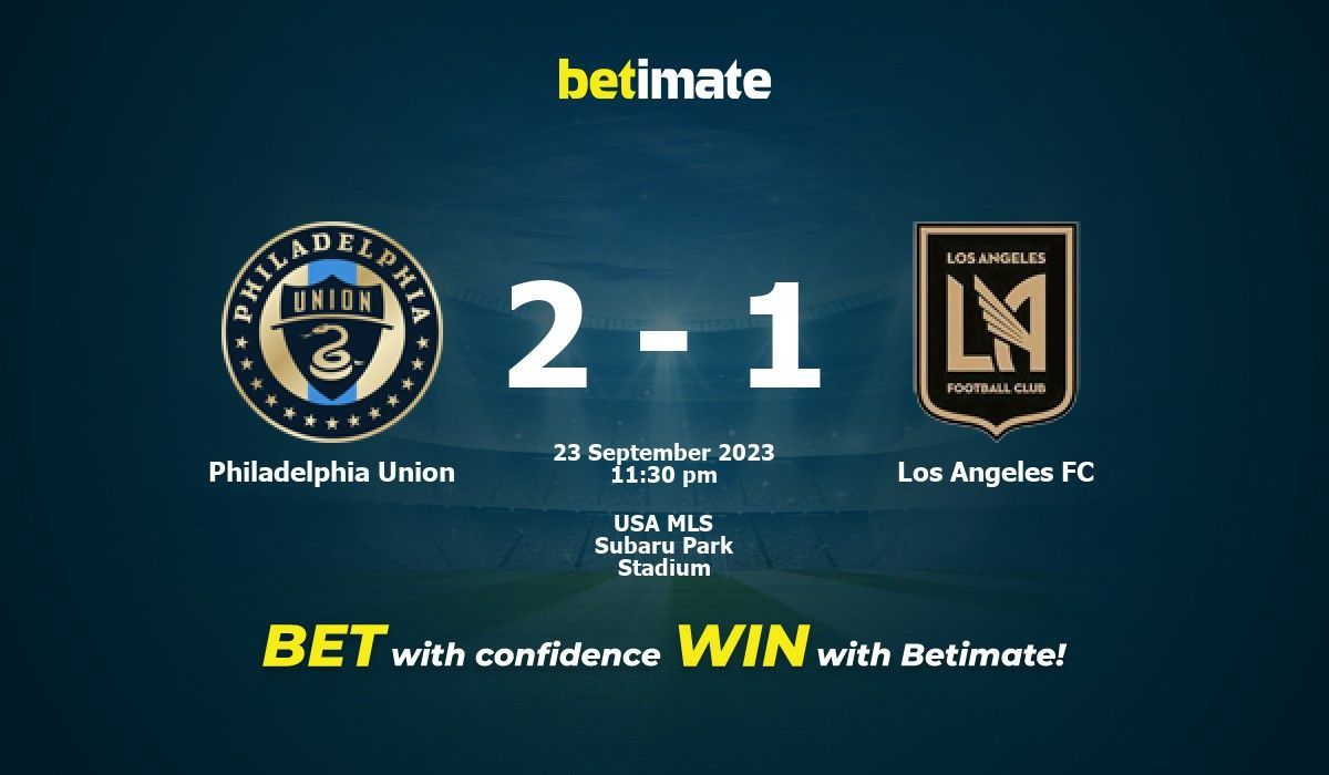 Photo: los angeles fc vs philadelphia union prediction