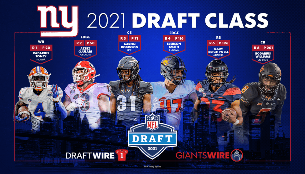 Photo: giants draft pick