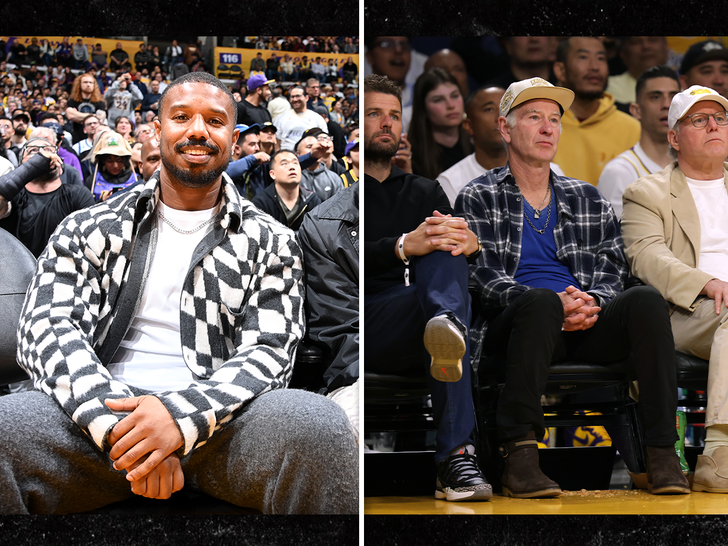 Photo: celebrities at lakers games