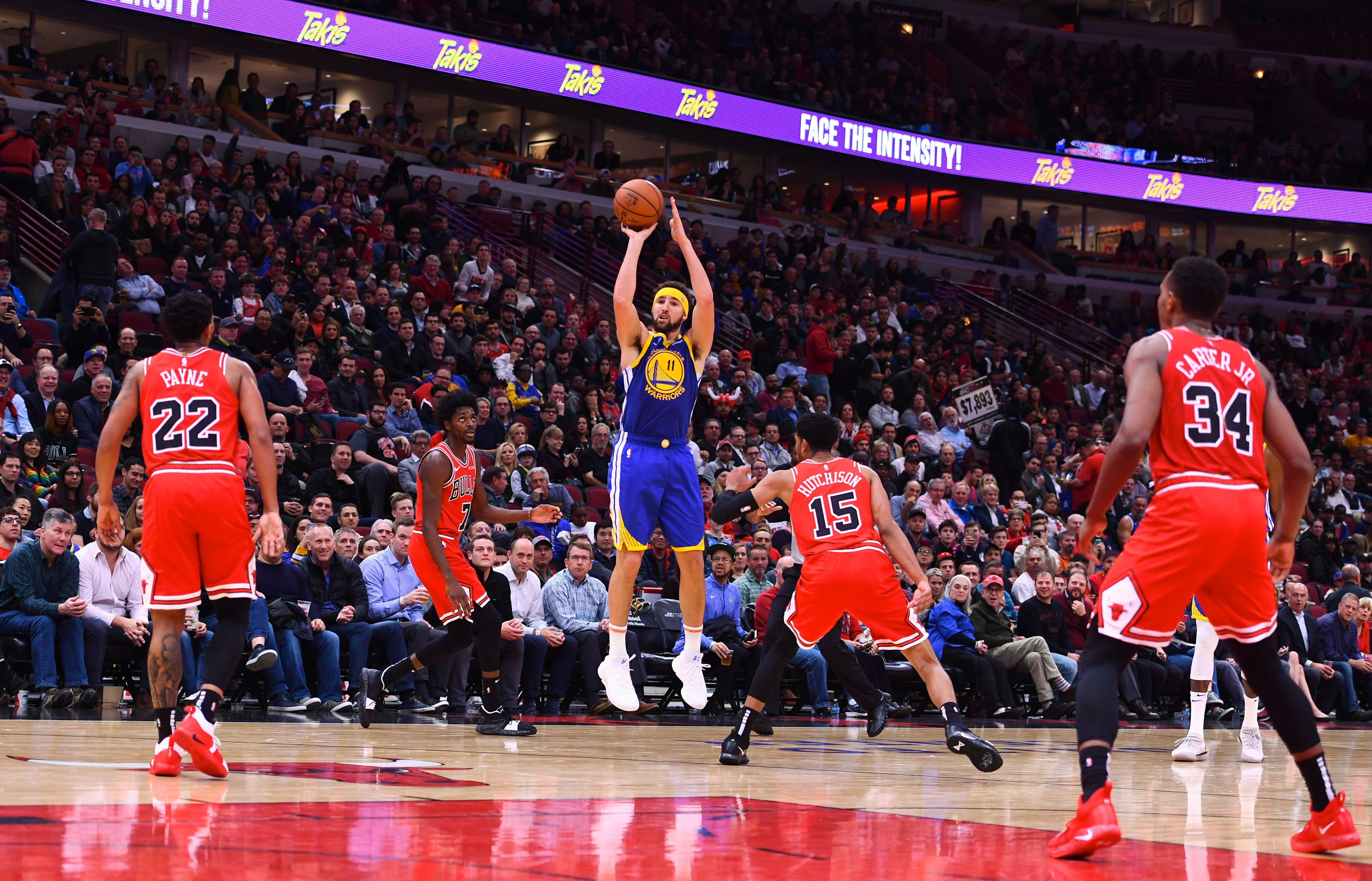 Photo: klay thompson 3 pointers per game