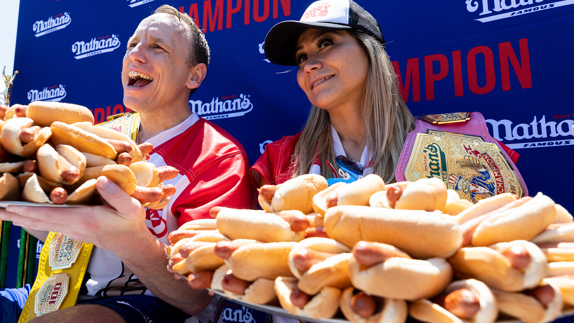 Photo: coney island hot dog contest prize