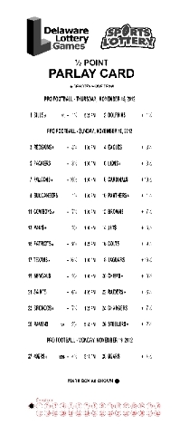 Photo: de sports lottery parlay cards