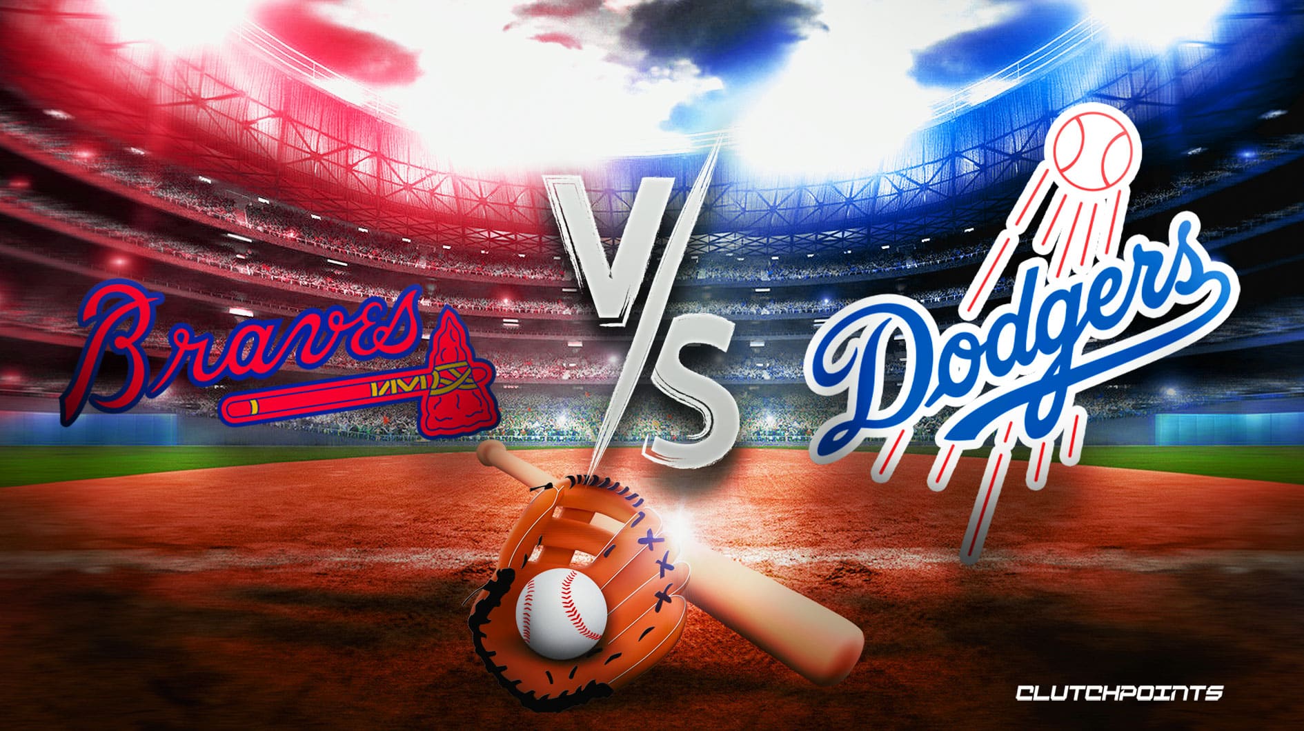 Photo: dodgers vs braves odds