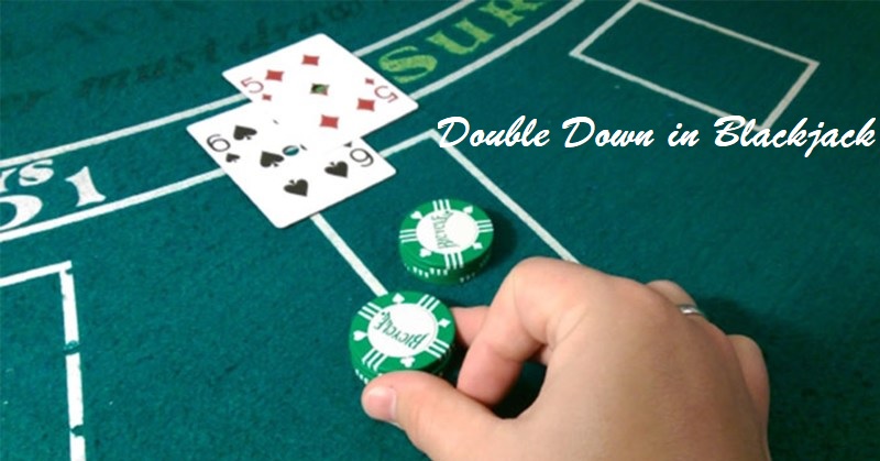 Photo: double down blackjack