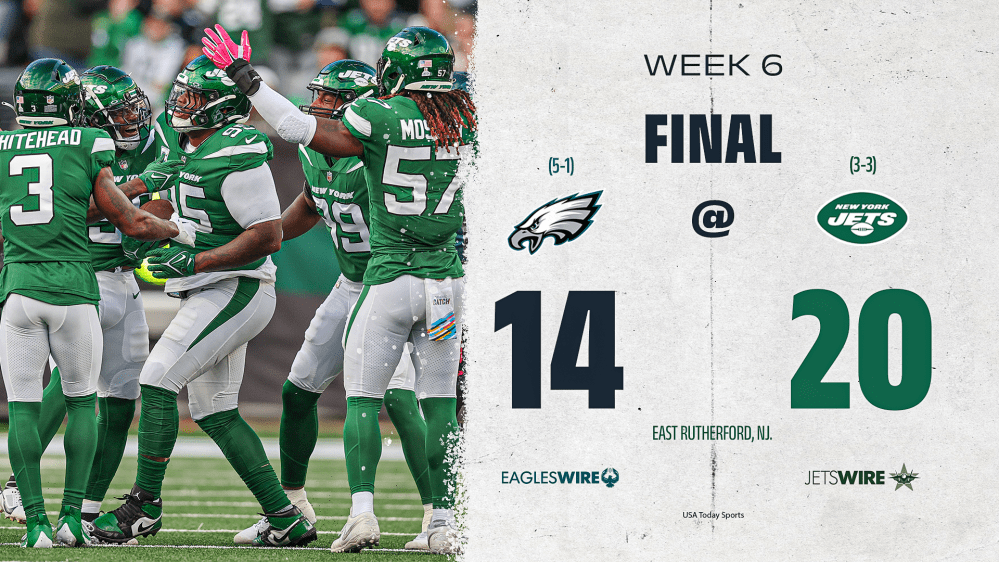 Photo: eagles record vs jets