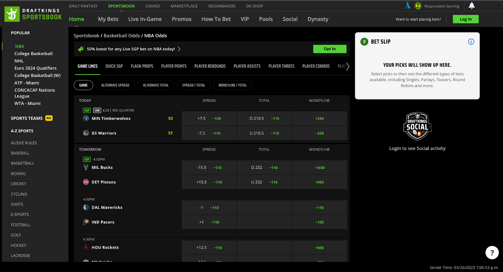 Photo: sportsbook wager payout reversal draftkings