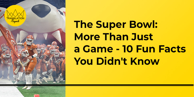 Photo: facts about the super bowl
