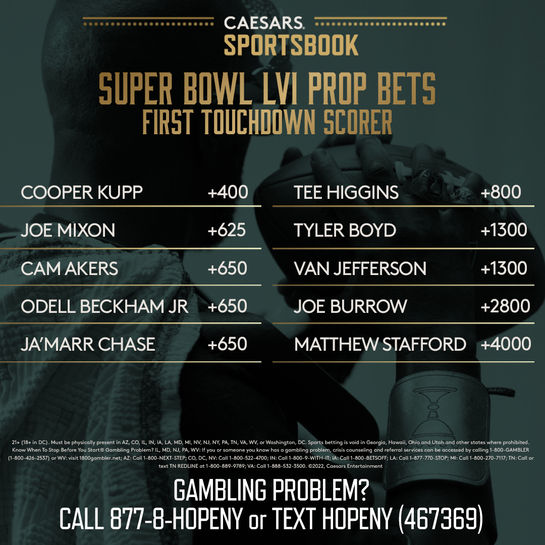 Photo: first td odds super bowl