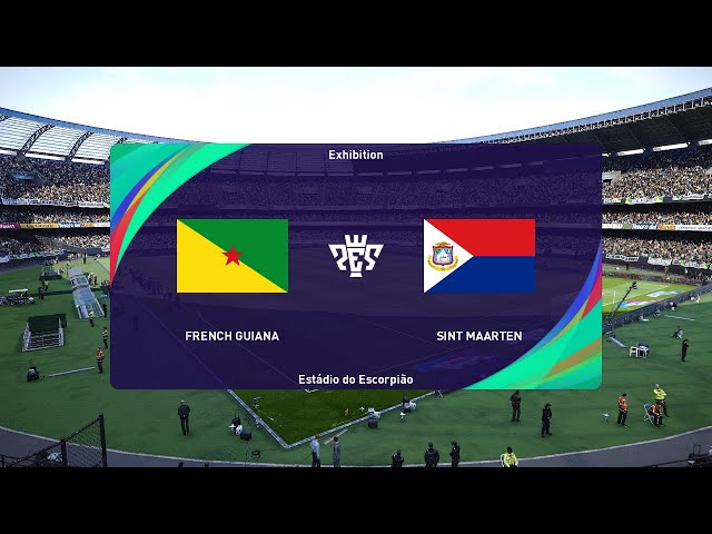 Photo: french guiana vs sint maarten