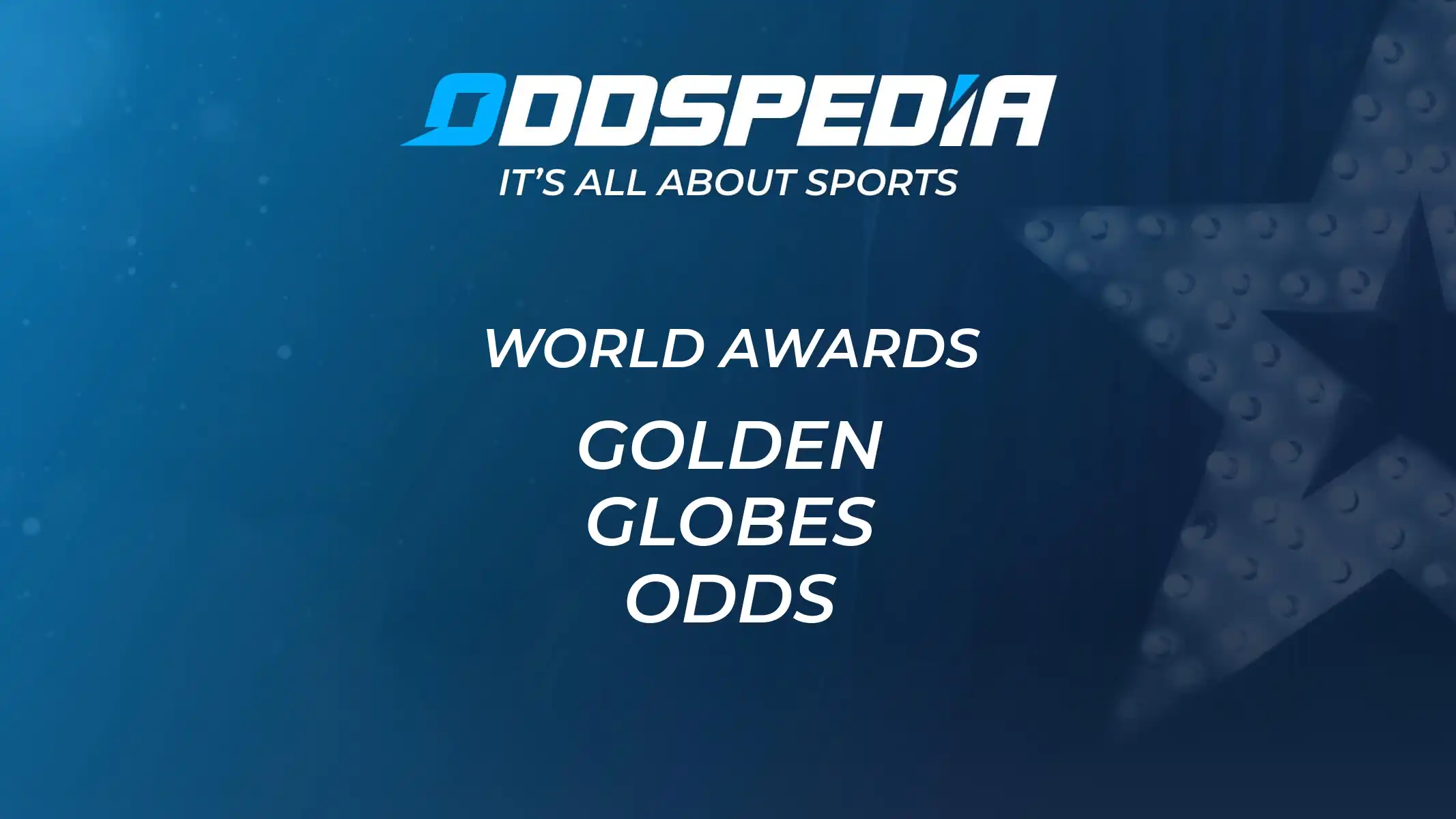 Photo: golden globes odds