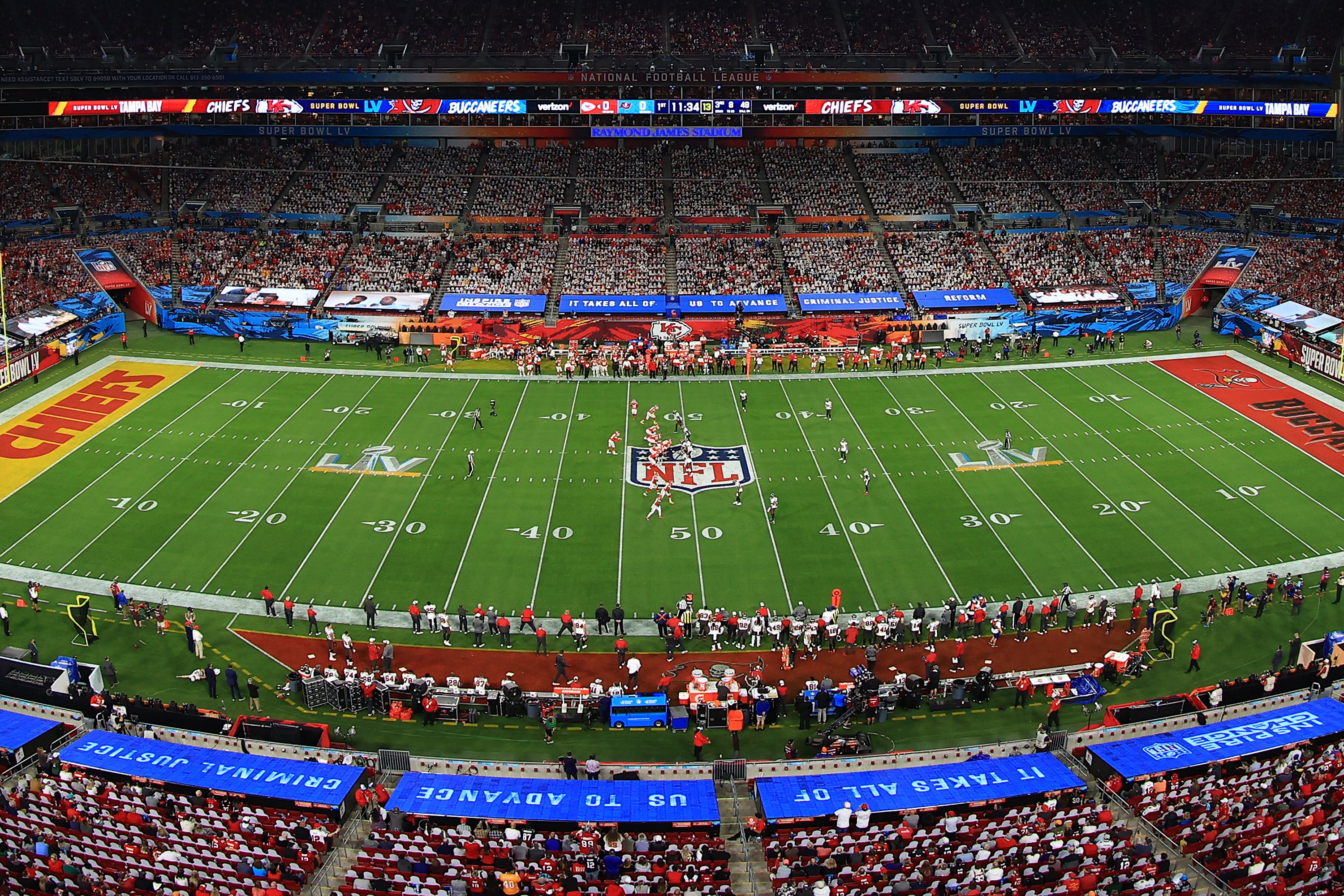 Photo: how many fans attended the super bowl