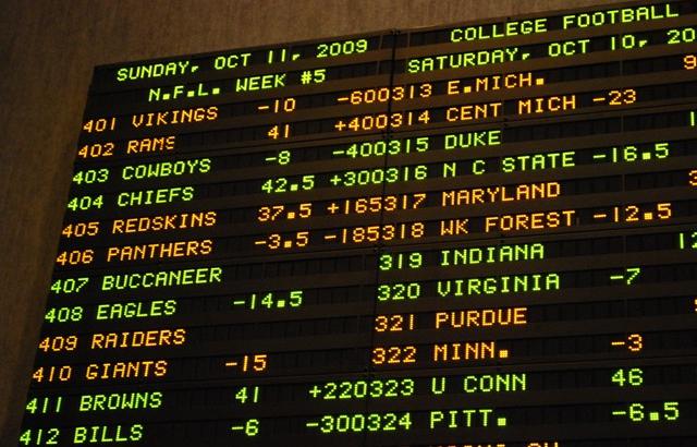 Photo: las vegas sports odds