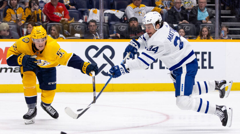 Photo: leafs vs predators prediction