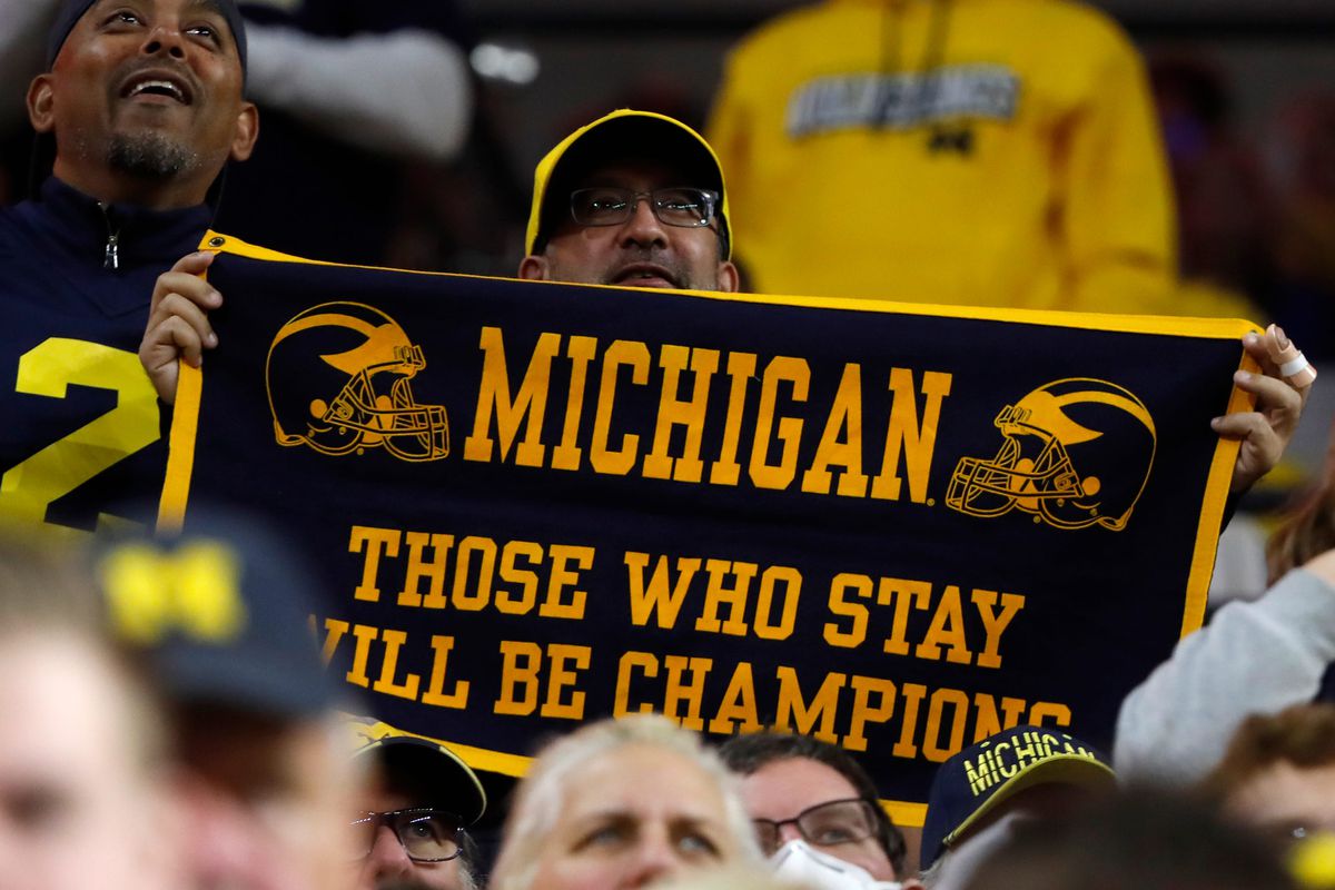 Photo: michigan last outright national championship