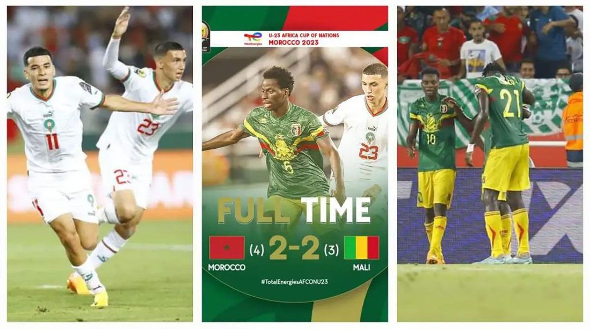 Photo: morocco u23 vs mali u23