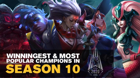 Photo: most played champs in league