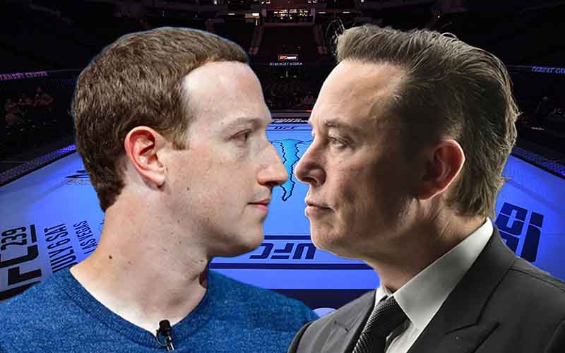 Photo: musk vs zuck odds