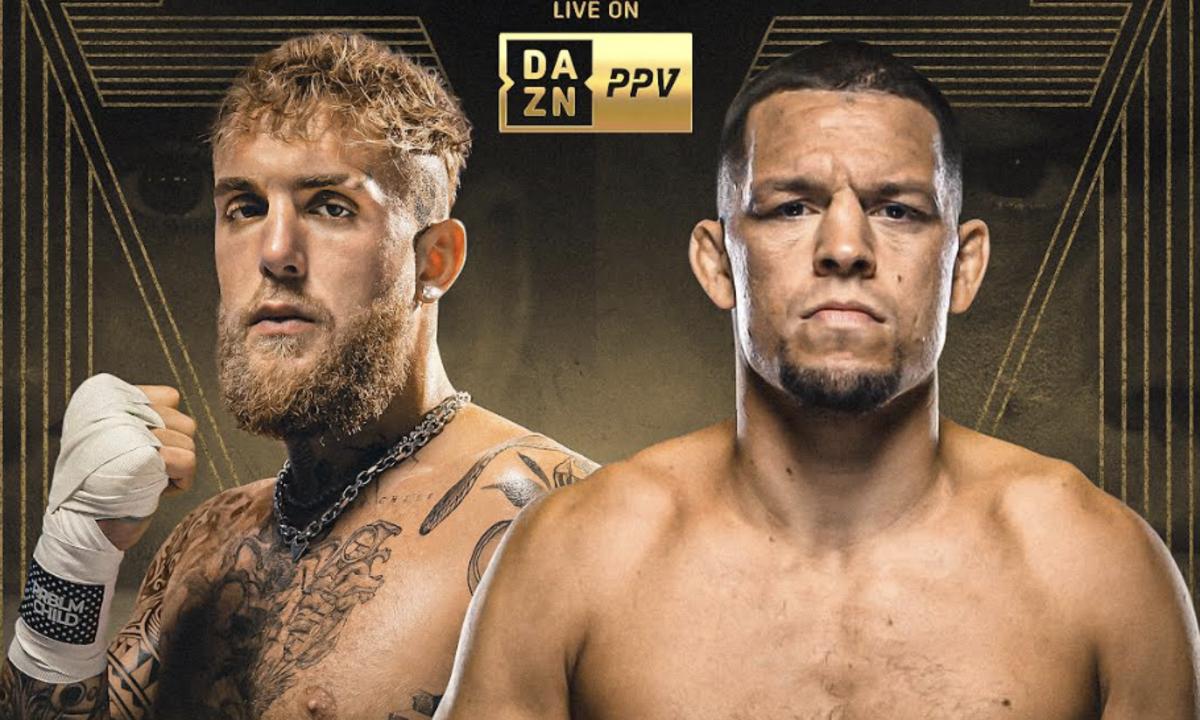 Photo: nate diaz vs jake paul odds