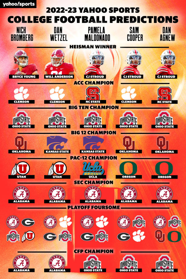 Photo: ncaa championship predictions football