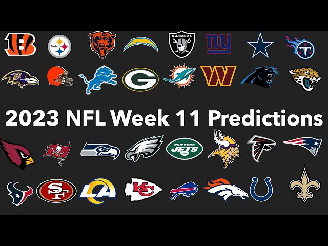 Photo: nfl week 11 predictions
