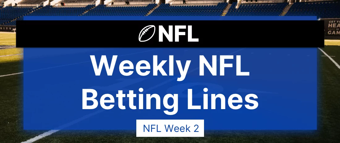 Photo: nfl week 2 betting odds