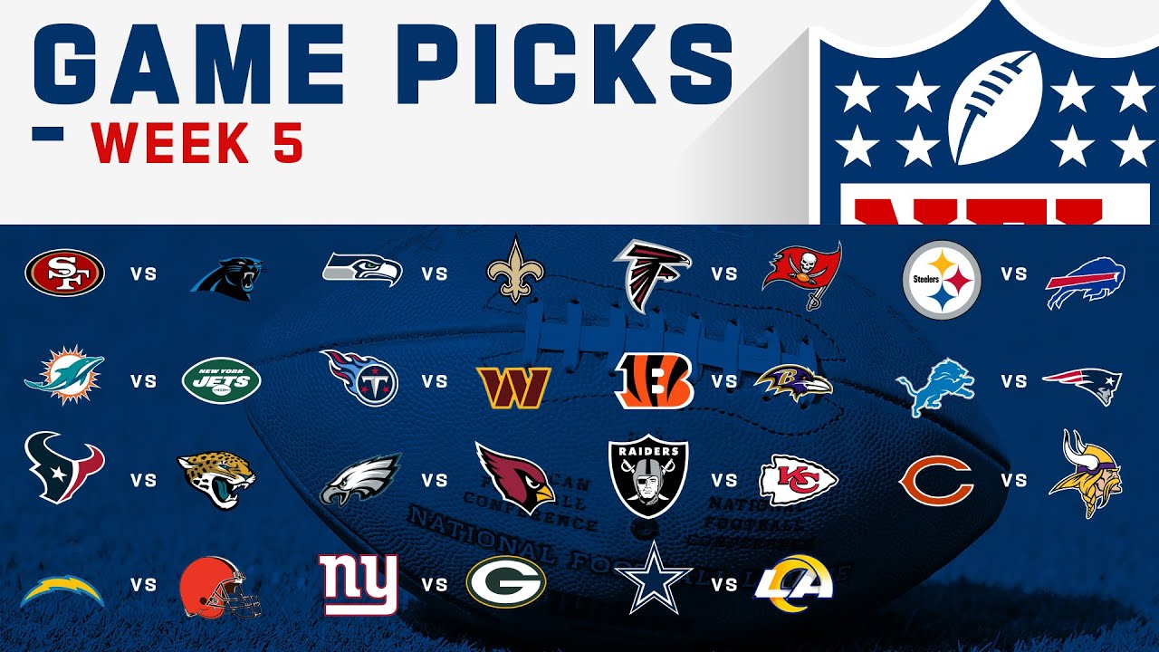 Photo: nfl week 5 picks predictions