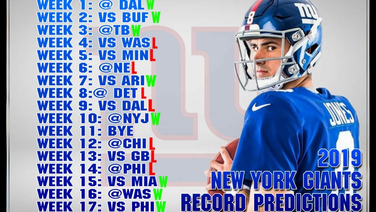 Photo: ny giants record last year