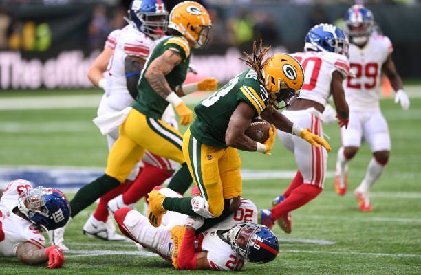 Photo: packers giants point spread